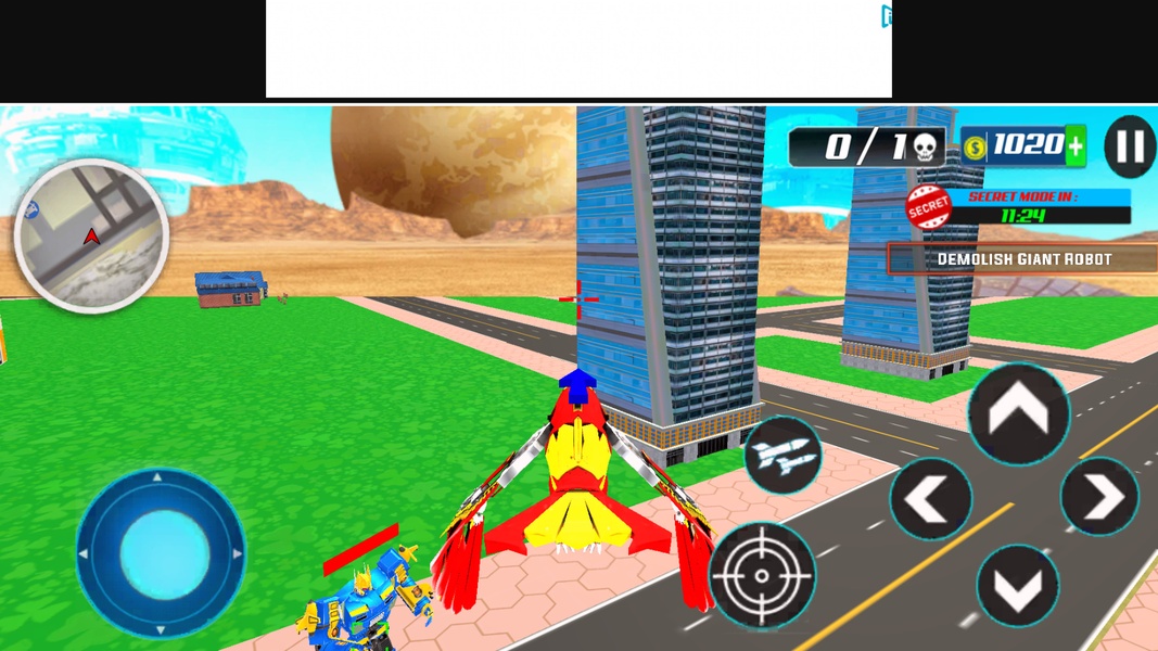 Flying Muscle Car Transform Robot Screenshot6