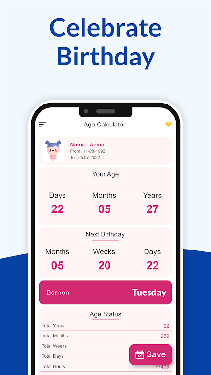 Age Calculator - Date Counter Screenshot4