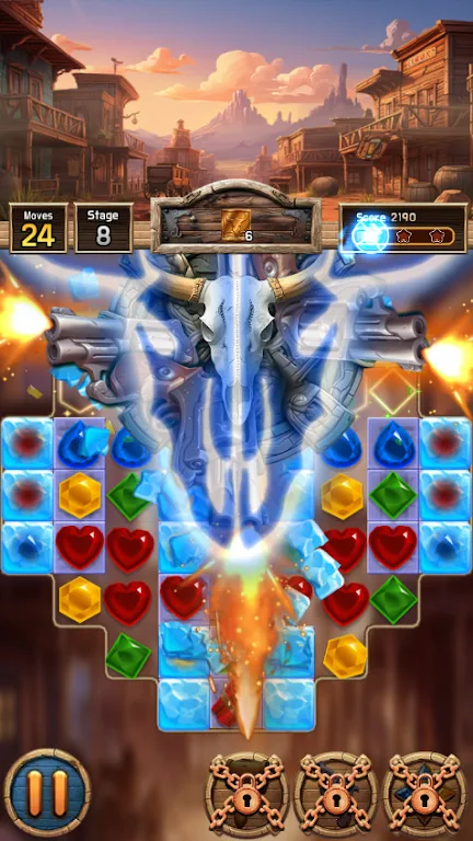 Jewel Western Match Screenshot2