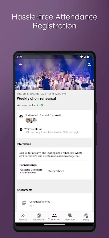 ChoirMate Screenshot2