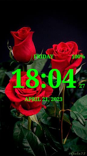 Digital Clock Live Wallpaper-7 Screenshot1