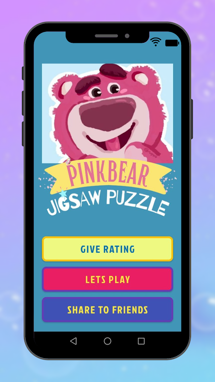 Cute Pink Bear Jigsaw Puzzle Screenshot1