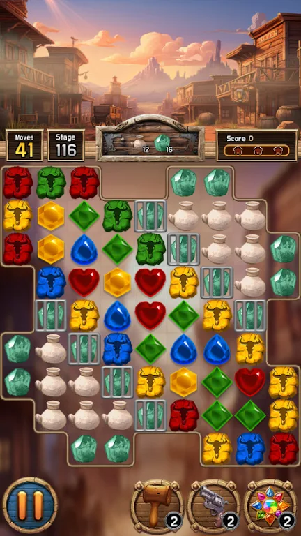 Jewel Western Match Screenshot4