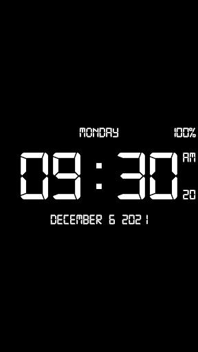 Digital Clock Live Wallpaper-7 Screenshot3