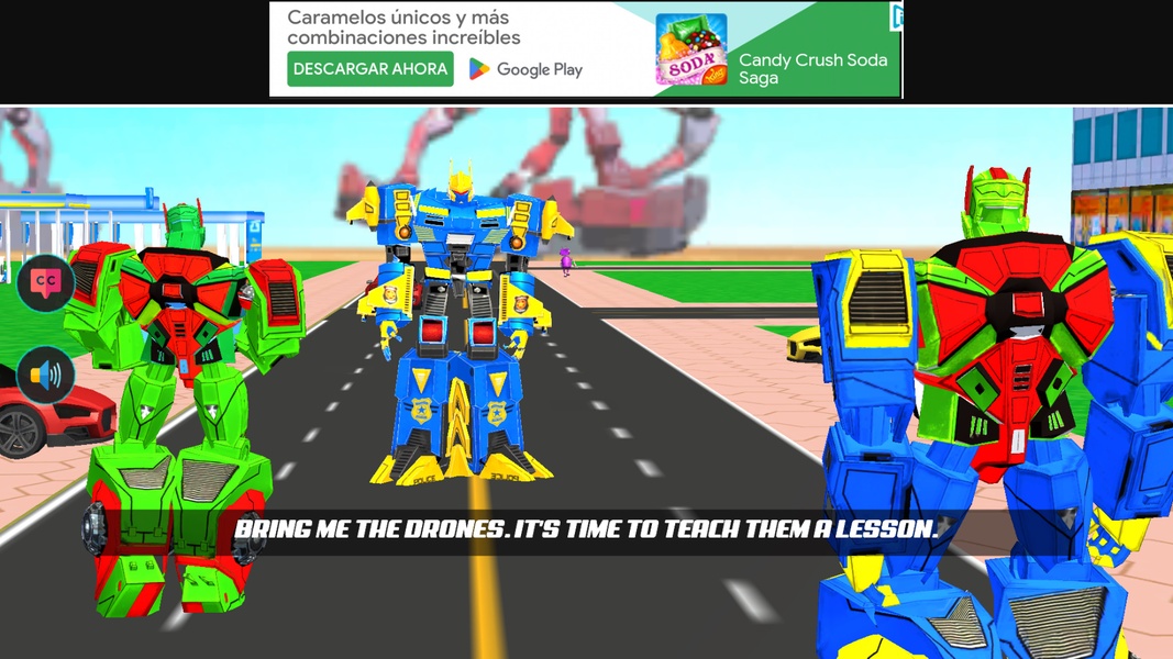 Flying Muscle Car Transform Robot Screenshot12