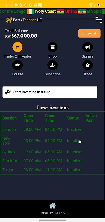 Forex Teacher UG Screenshot1