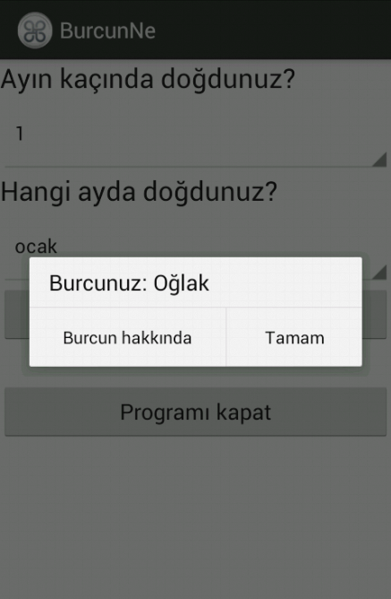 Burcunu öğren Screenshot3