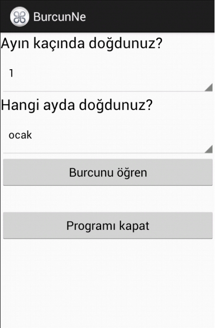 Burcunu öğren Screenshot1