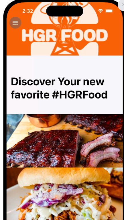 HGR Food App Screenshot2