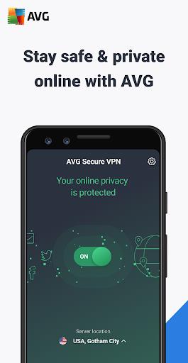 AVG Secure VPN Proxy & Privacy Screenshot1