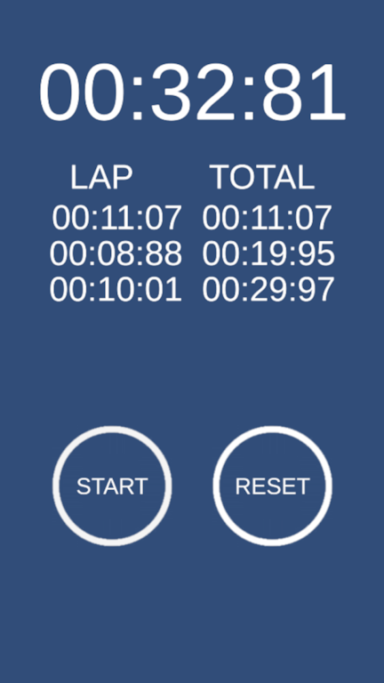 Stopwatch Lite Screenshot3