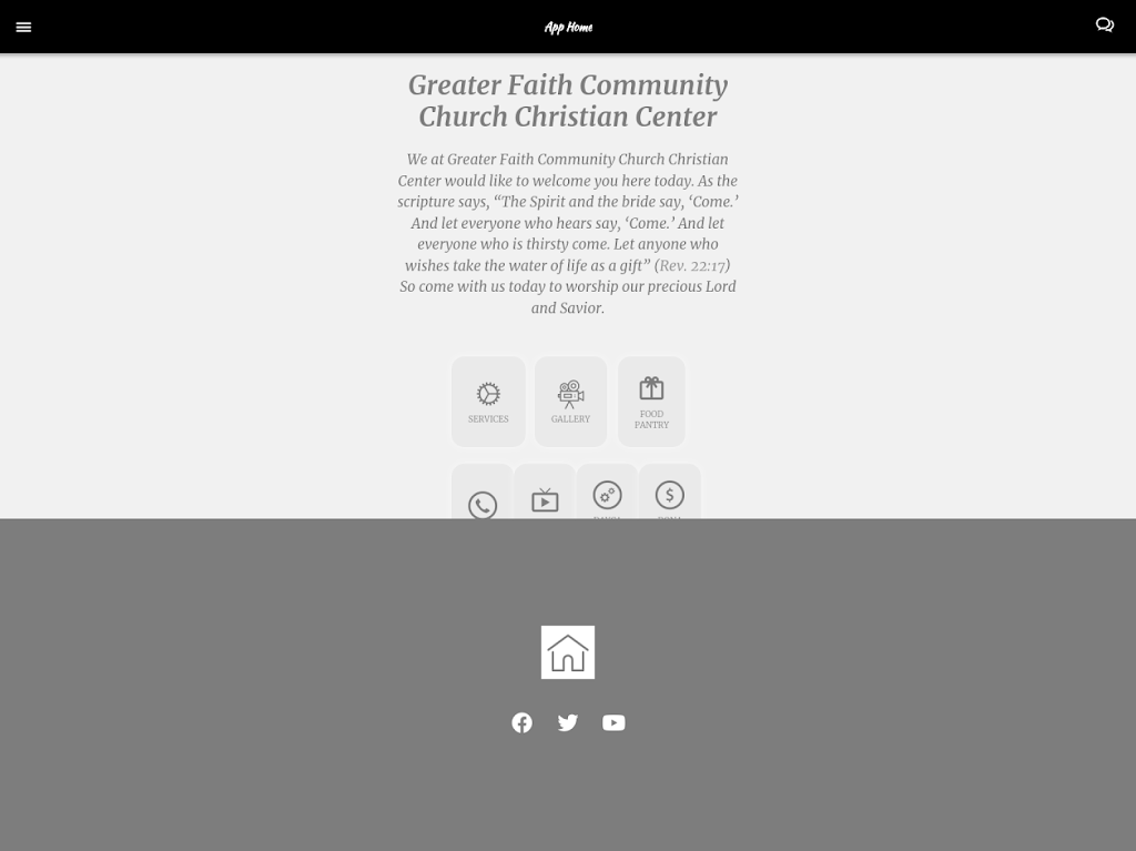 Greater Faith Community Church Screenshot3