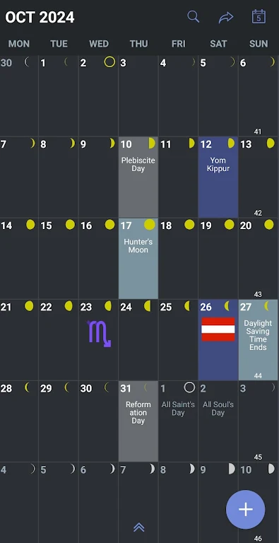 Austria Calendar 2024 Screenshot2