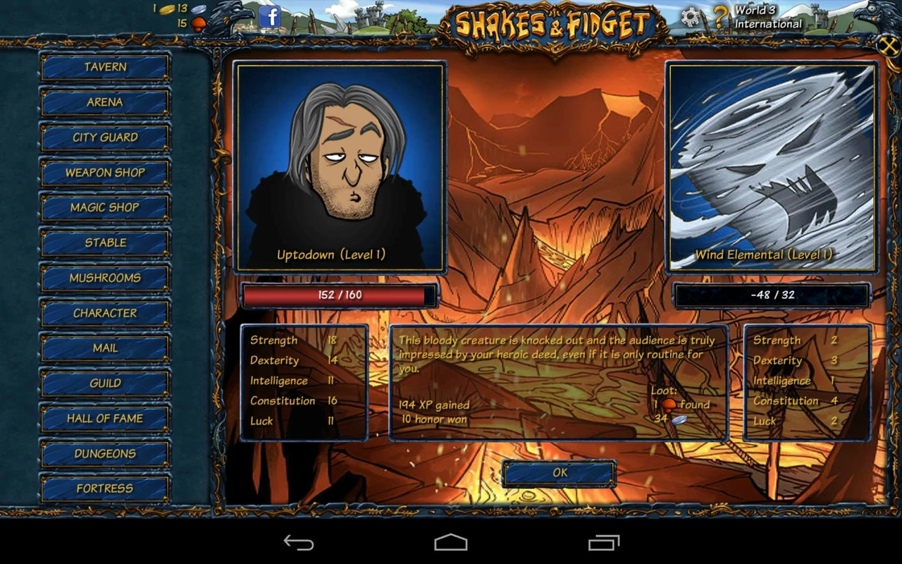 Shakes and Fidget Screenshot1