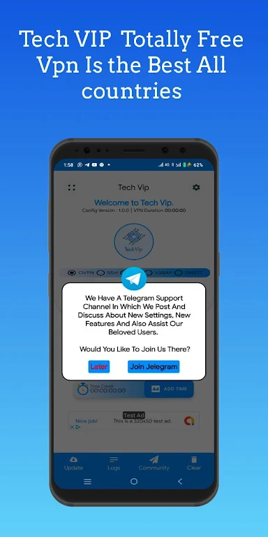 Tech VIP - Unlimited VPN Screenshot1