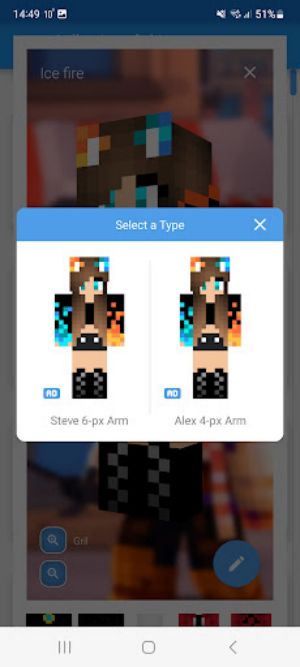 Skin Editor 3D for Minecraft Screenshot1