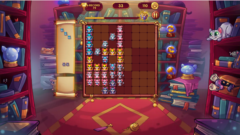 Mouse land block 9x9: Puzzle Screenshot2