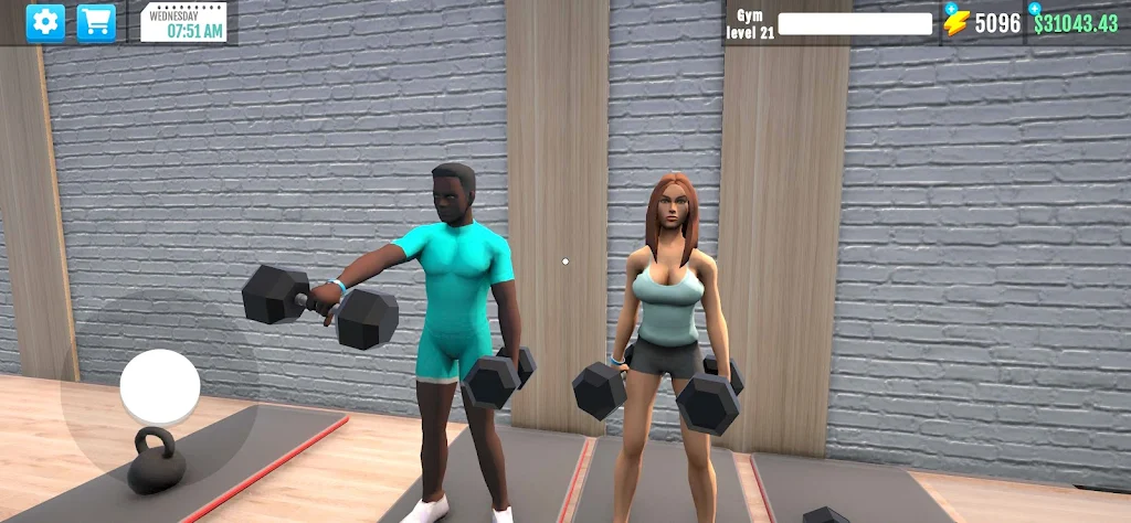 Fitness Gym Simulator Fit 3D Screenshot1