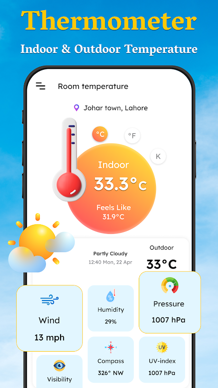 Room Temperature, Thermometer Screenshot2