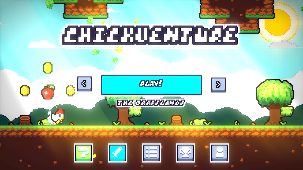 Chickventure: A Runner Game Screenshot1