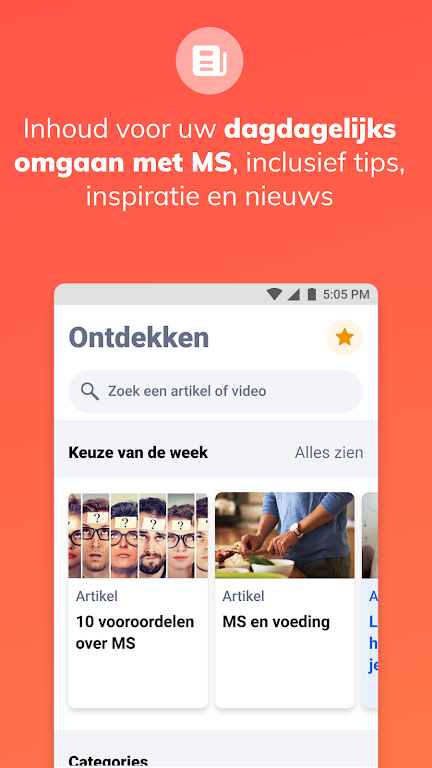 Cleo, mijn MS-app Screenshot3