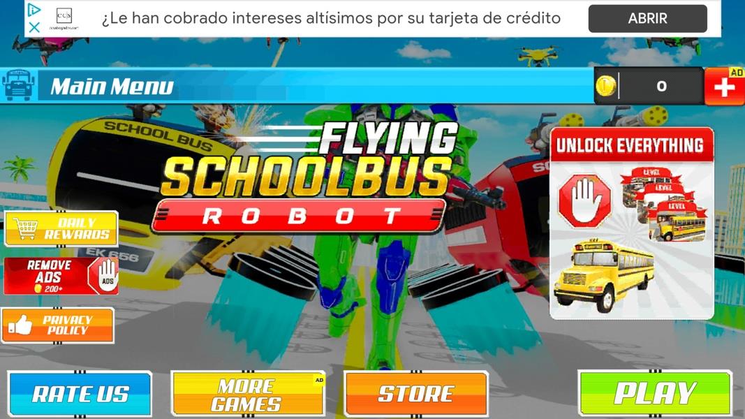 Flying School Bus Screenshot1