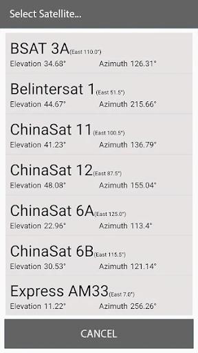 Satfinder: Satellite Director Screenshot1