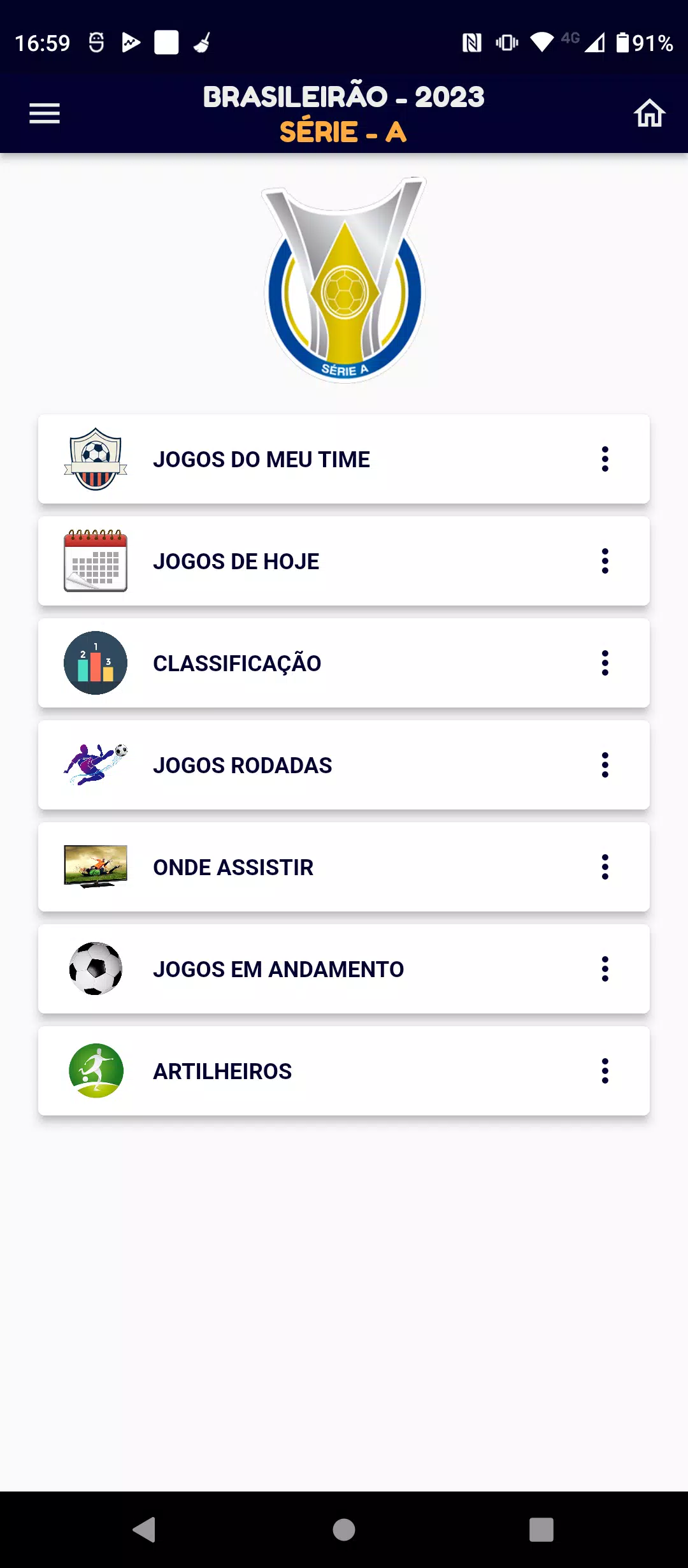 Campeonato Brasileiro: Série A Screenshot1