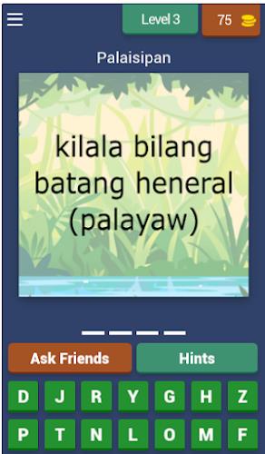 Palaisipan - Pinoy Trivia Game Screenshot4