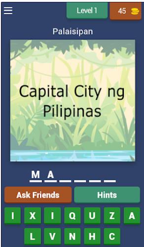 Palaisipan - Pinoy Trivia Game Screenshot1