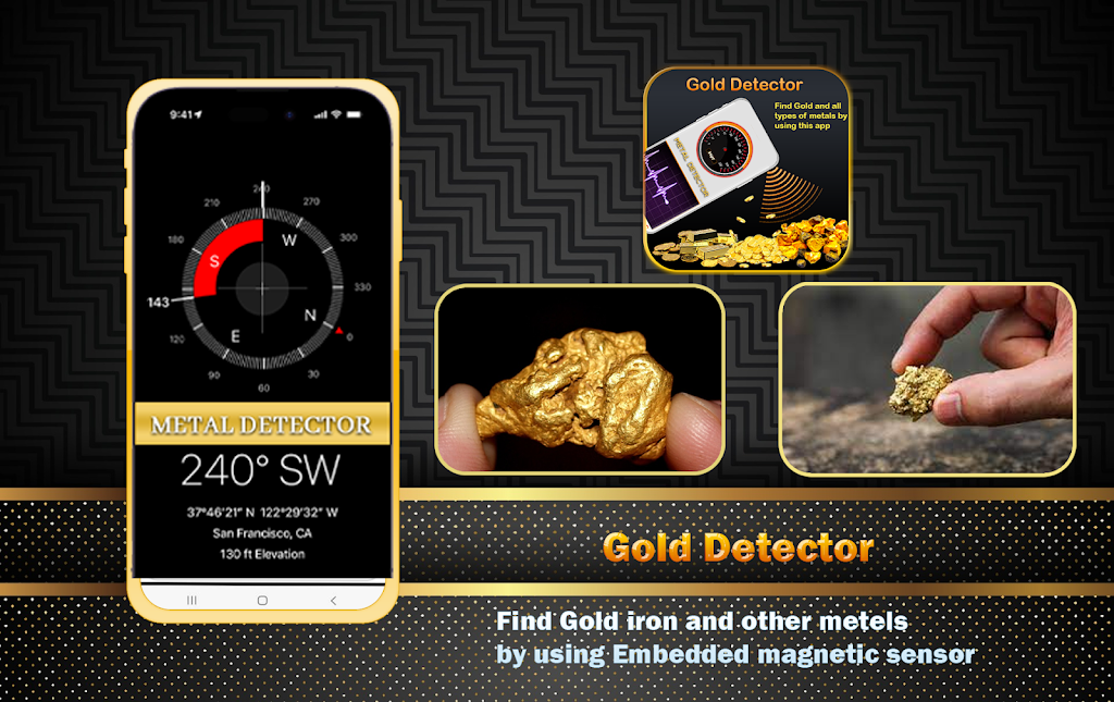 Gold & Metal Finder - Detector Screenshot1