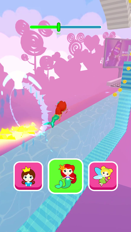 Shift Princess: fairy car games. Drive ahead race! Screenshot1