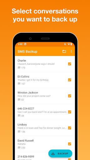 SMS Backup Screenshot1