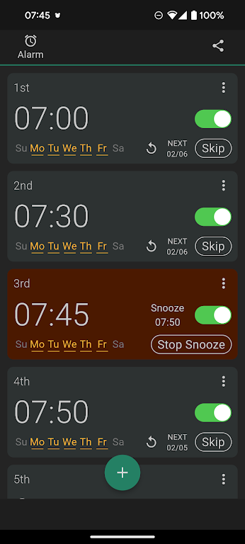 Custom Alarm - simple alarm Screenshot1