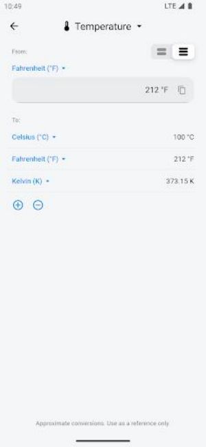 Unit Converter - AUC Screenshot2