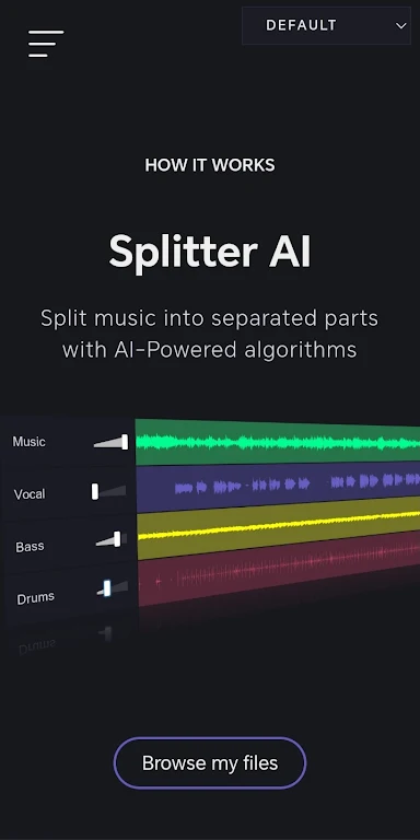 Vocal remover, music separator Screenshot2