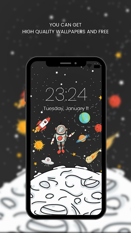 Cute Astronaut Wallpapers HD Screenshot4