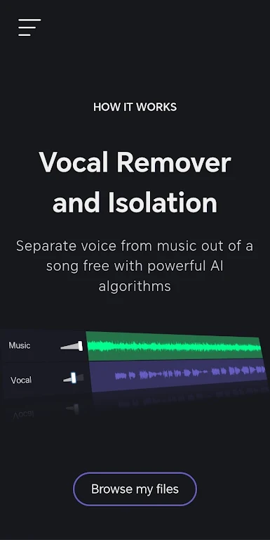 Vocal remover, music separator Screenshot1