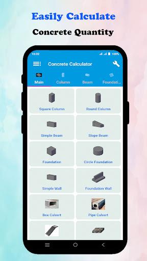 Concrete Calculator Screenshot1