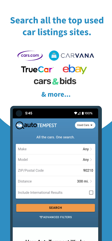 AutoTempest - Car search Screenshot1