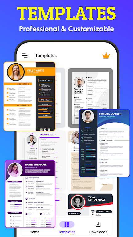 Resume Builder, PDF: CV Maker Screenshot3