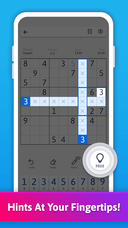 Classic Sudoku - Number Search Screenshot1