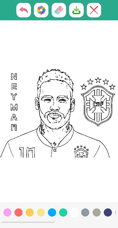 MVP Footballer Coloring Book Screenshot3