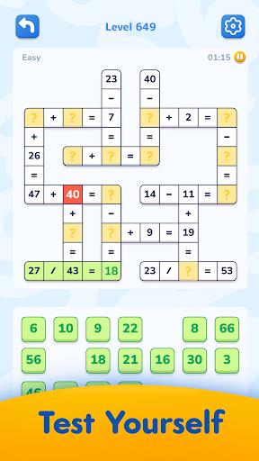 Math Crossword - number puzzle Screenshot2