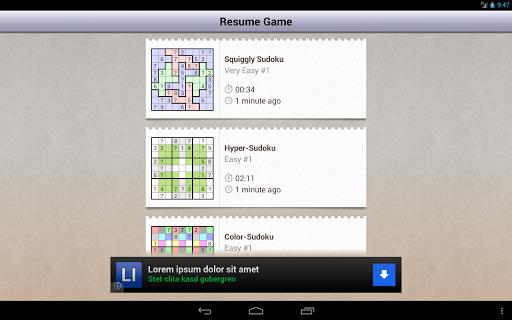 Andoku Sudoku 2 Free Screenshot3