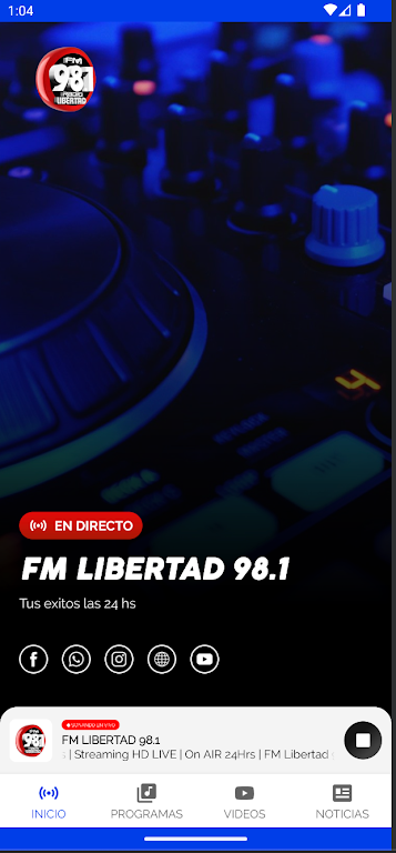 Fm 98.1Libertad Screenshot2