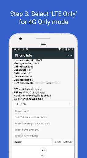 4G LTE Only Mode Screenshot3