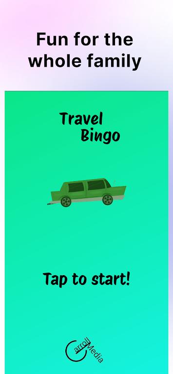 Travel Bingo - Road trip bingo Screenshot1