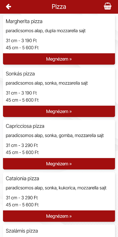 Ciao Rafaello Pizzéria Screenshot2