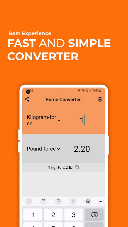 Universal Force Converter Screenshot1